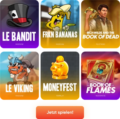 instant casino beliebte Spiele